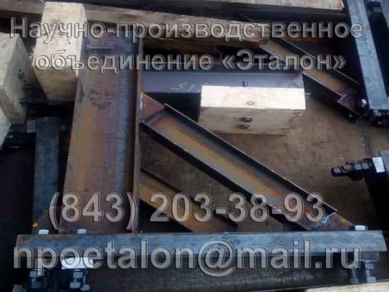Тупиковый упор ударного типа для крановых путей